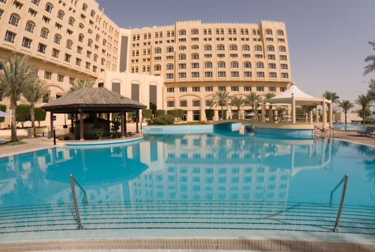 hotel with a pool