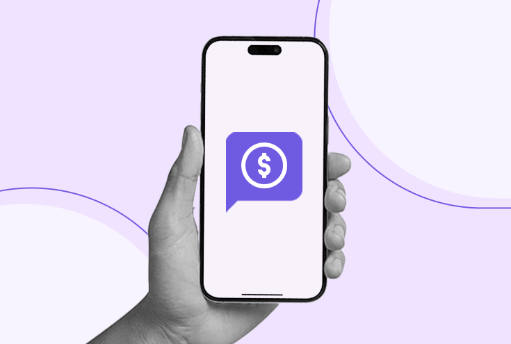 Hotel staff using a guest messaging platform on mobile to send upsell offers