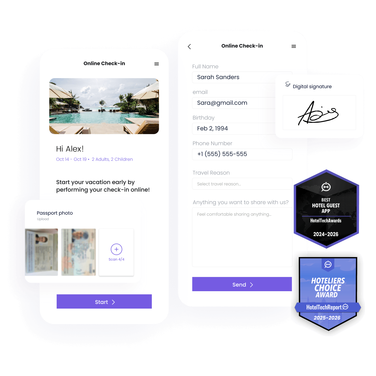 Hotel Online Check-in Software